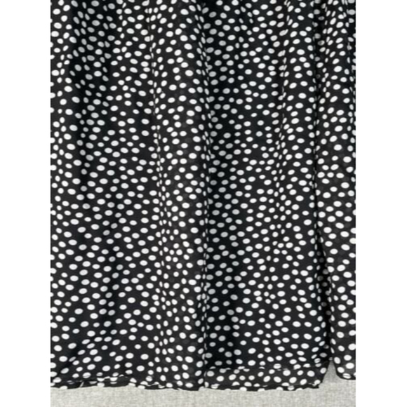 Allison Taylor Women Black Skirt SZ XL Knee Length Flowy Stretch - Picture 3 of 8